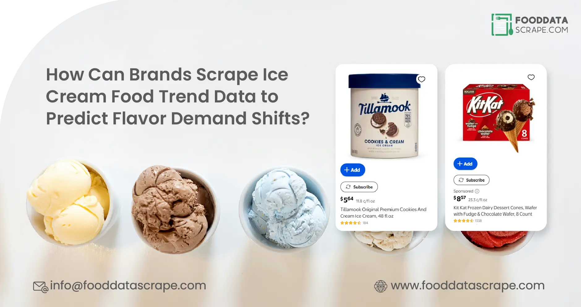 How Can Brands Scrape Ice Cream Food Trend Data to Predict Flavor Demand Shifts?